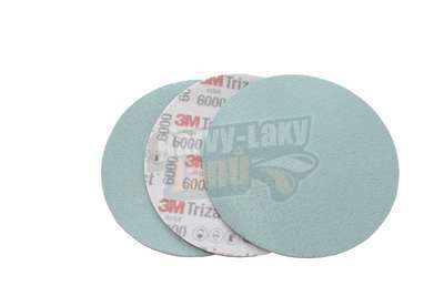 Brusný kotouč na molitanu Trizact 3M, průměr 150, zrno 6000