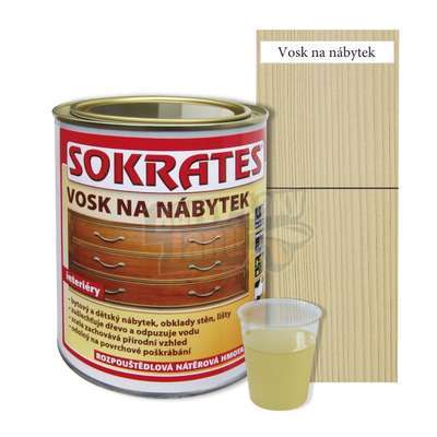 Sokrates Vosk na nábytek bezbarvý 0,75l