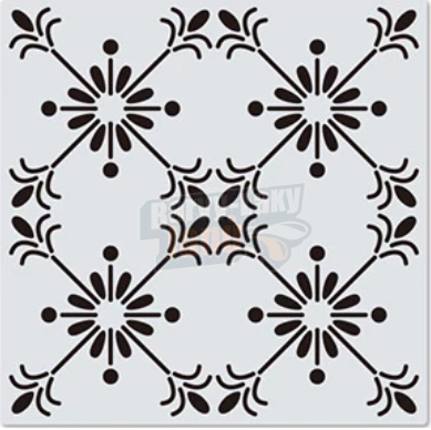 Šablona na malování S49 30cm x 30cm Kopretiny