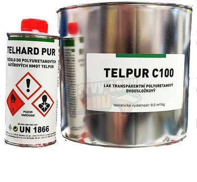 Polyuretanový lak C100 Matný sada s tužidlem 1,1kg+0,2kg