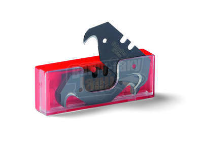 Náhradní zahnuté nože černé Samurai 10ks