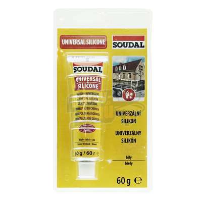 Univerzální silikon Bílý 60g Soudal