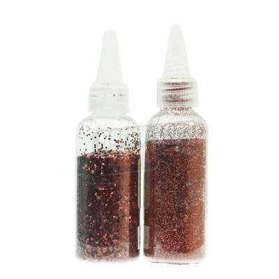 Brokát glitry lahvička 40g Červený
