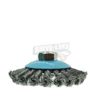 Kartáč ocelový miskový, s copy na závit M14, 100mm