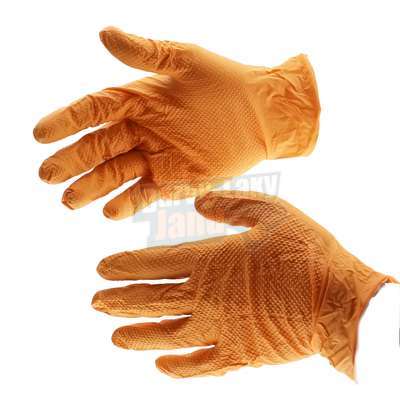 Rukavice nitrilové odolné ředidlu 1 pár L/XL