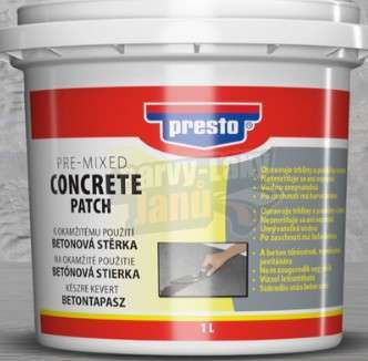 Presto Stěrka betonová Concrete patch 1l