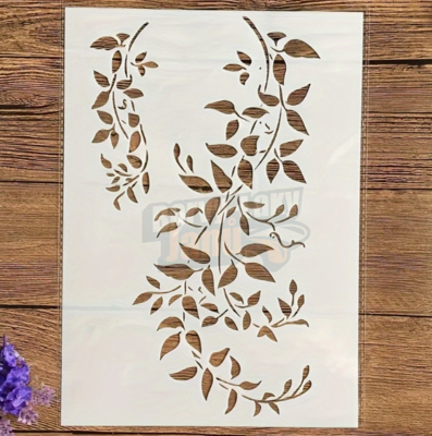 Šablona na malování S66 20cm x 30cm - Popínavé kvítí