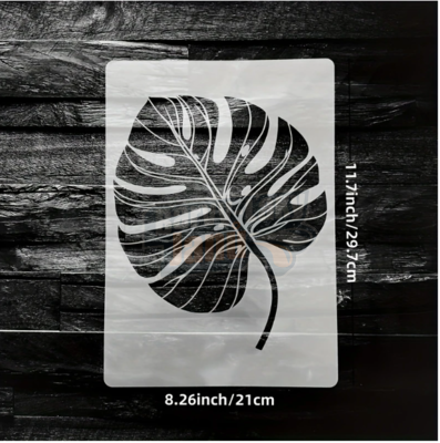 Šablona na malování S68 20cm x 30cm Monstera