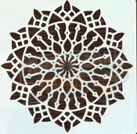 Šablona na malování S73 15cm x 15cm Mandala Kathmandu