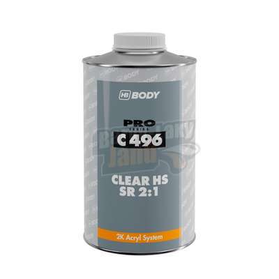 Lak na metalízu Body 496 LESK 2:1 1l