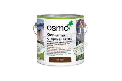 Osmo Lazura olejová ochranná 708 Teak 0,75l
