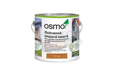 Osmo Lazura olejová ochranná 728 Cedr 0,75l