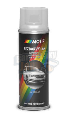 Lak na metalízu ve spreji Lesk 200ml Motip