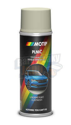 Plnič  ve spreji Šedý 200ml Motip